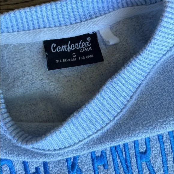 comfortex usa light blue soft breckenridge pullover sweater size S - Picture 7 of 7